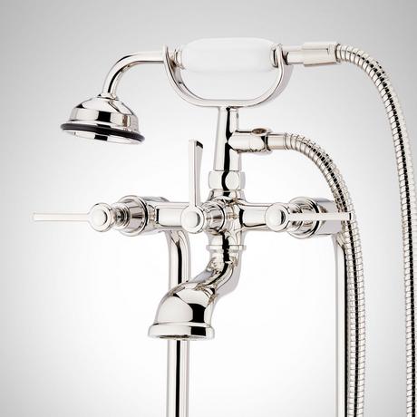 Marceau Freestanding Tub Faucet with Hand Shower - Lever Handle