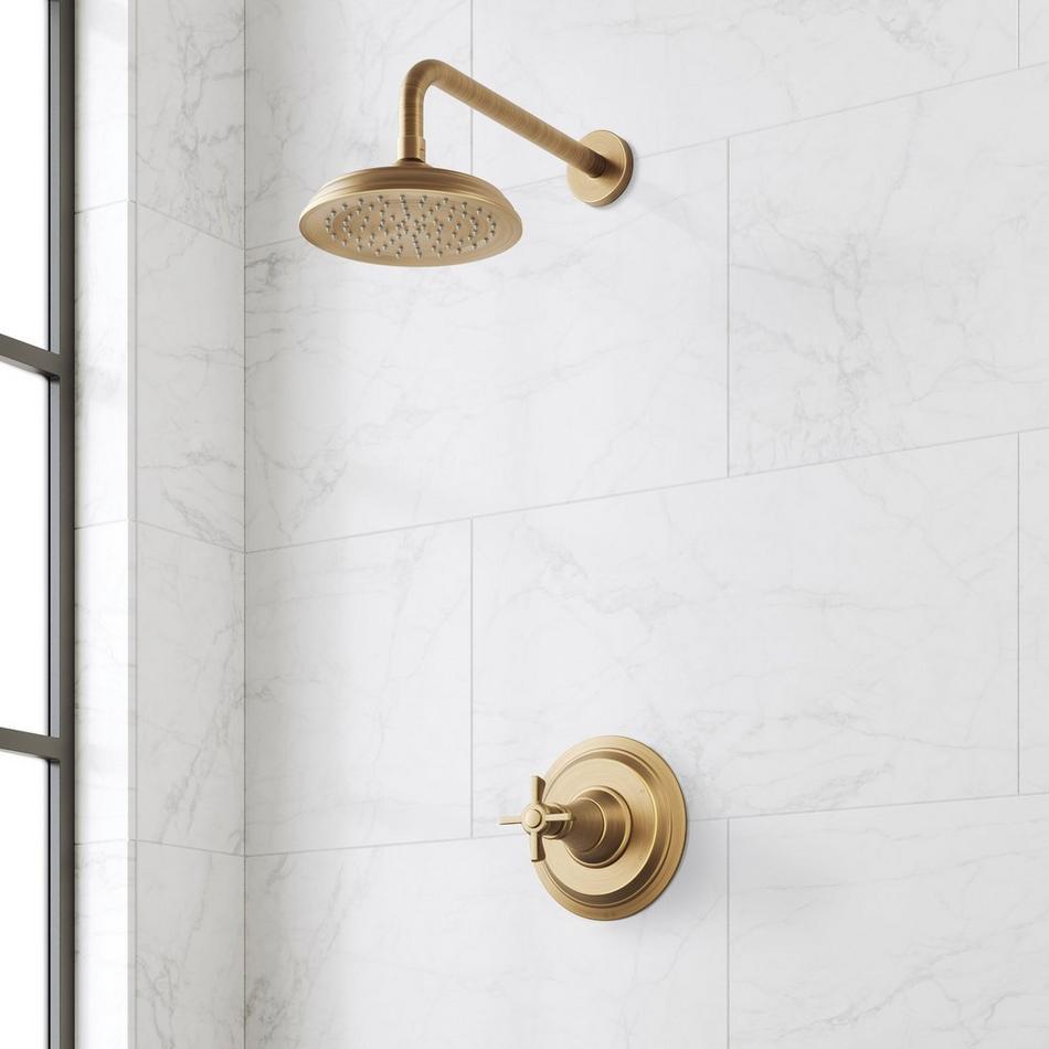 Marceau Pressure Balance Shower System - Cross Handle, , large image number 0