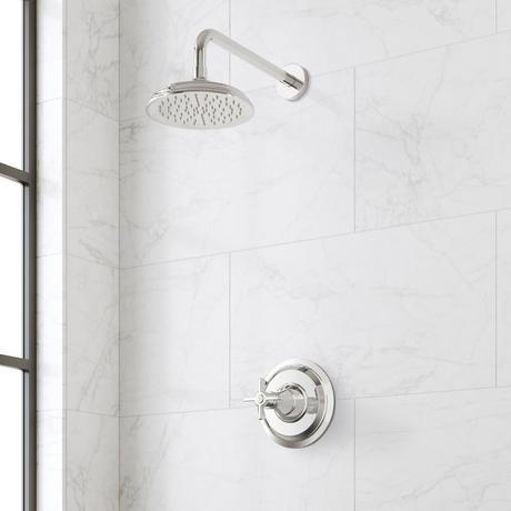 Marceau Pressure Balance Shower System - Cross Handle