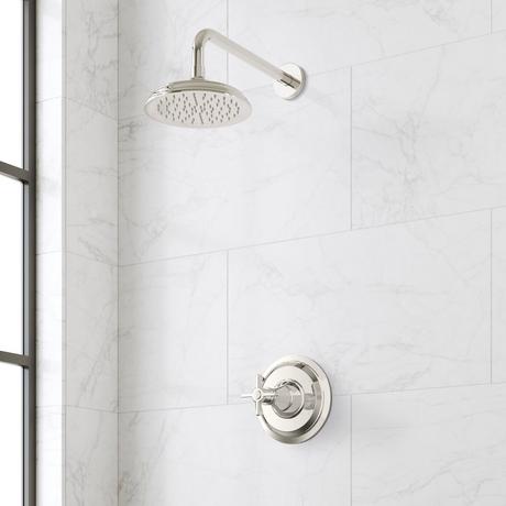 Marceau Pressure Balance Shower System - Cross Handle