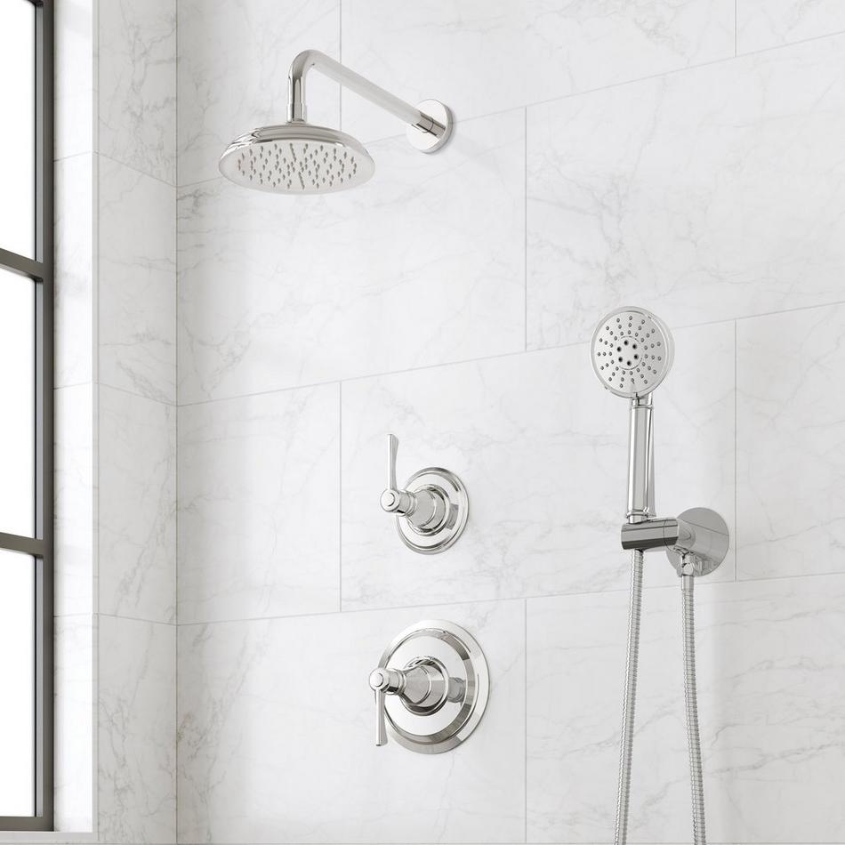 Marceau Pressure Balance Shower System With Hand Shower - Lever Handles, , large image number 2