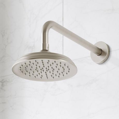 Marceau Pressure Balance Shower System With Slide Bar and Hand Shower - Cross Handles