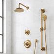 Marceau Pressure Balance Shower System With Slide Bar and Hand Shower - Cross Handles, , large image number 0
