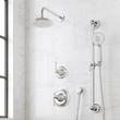 Marceau Pressure Balance Shower System With Slide Bar and Hand Shower - Lever Handles, , large image number 2