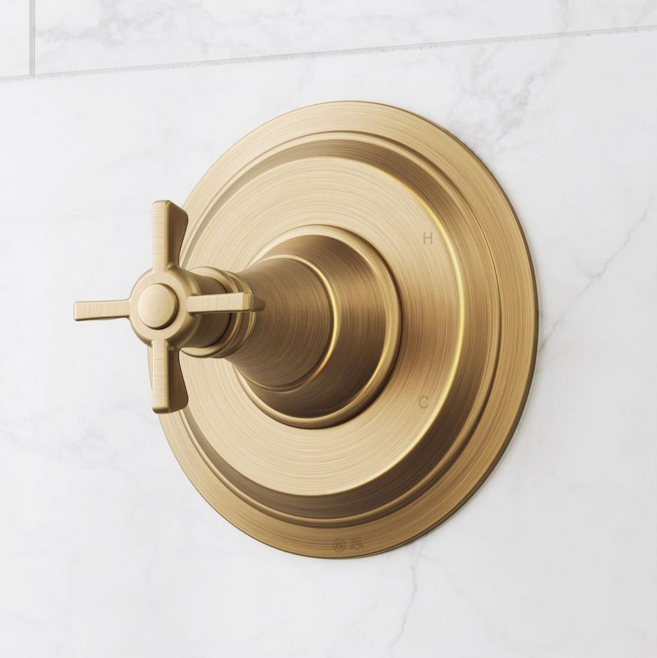 Marceau Pressure Balance Shower Valve - Cross Handle, , large image number 0