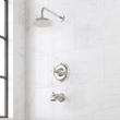 Marceau Pressure Balance Tub and Shower System - Cross Handle, , large image number 2