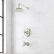 Marceau Pressure Balance Tub and Shower System - Cross Handle - Polished Nickel, , large image number 0