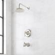 Marceau Pressure Balance Tub and Shower System - Lever Handle - Polished Nickel, , large image number 0