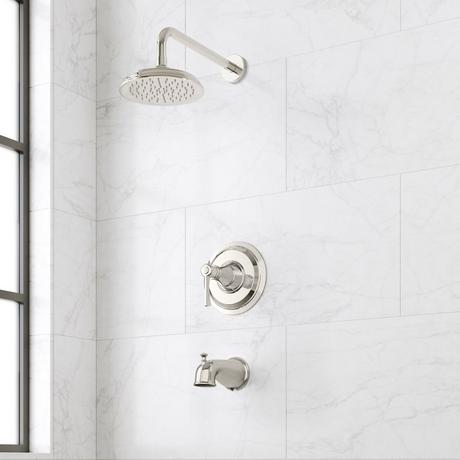 Marceau Pressure Balance Tub and Shower System - Lever Handle