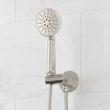 Marceau Thermostatic Shower System With 3 Body Sprays and Hand Shower - Cross - Polished Nickel, , large image number 5