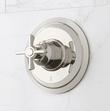 Marceau Thermostatic Shower System With 3 Body Sprays and Hand Shower - Cross - Polished Nickel, , large image number 4