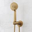 Marceau Thermostatic Shower System With 3 Body Sprays and Hand Shower - Lever - Aged Brass, , large image number 5