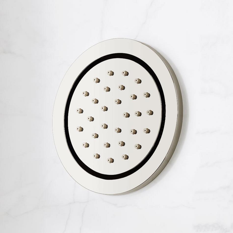 Marceau Thermostatic Shower System With 3 Body Sprays and Hand Shower - Lever - Polished Nickel, , large image number 6