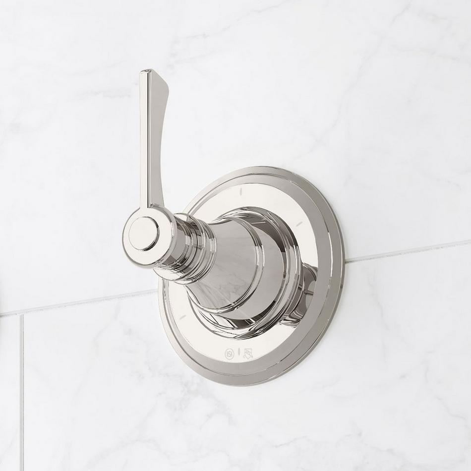 Marceau Thermostatic Shower System With 3 Body Sprays and Hand Shower - Lever - Polished Nickel, , large image number 2
