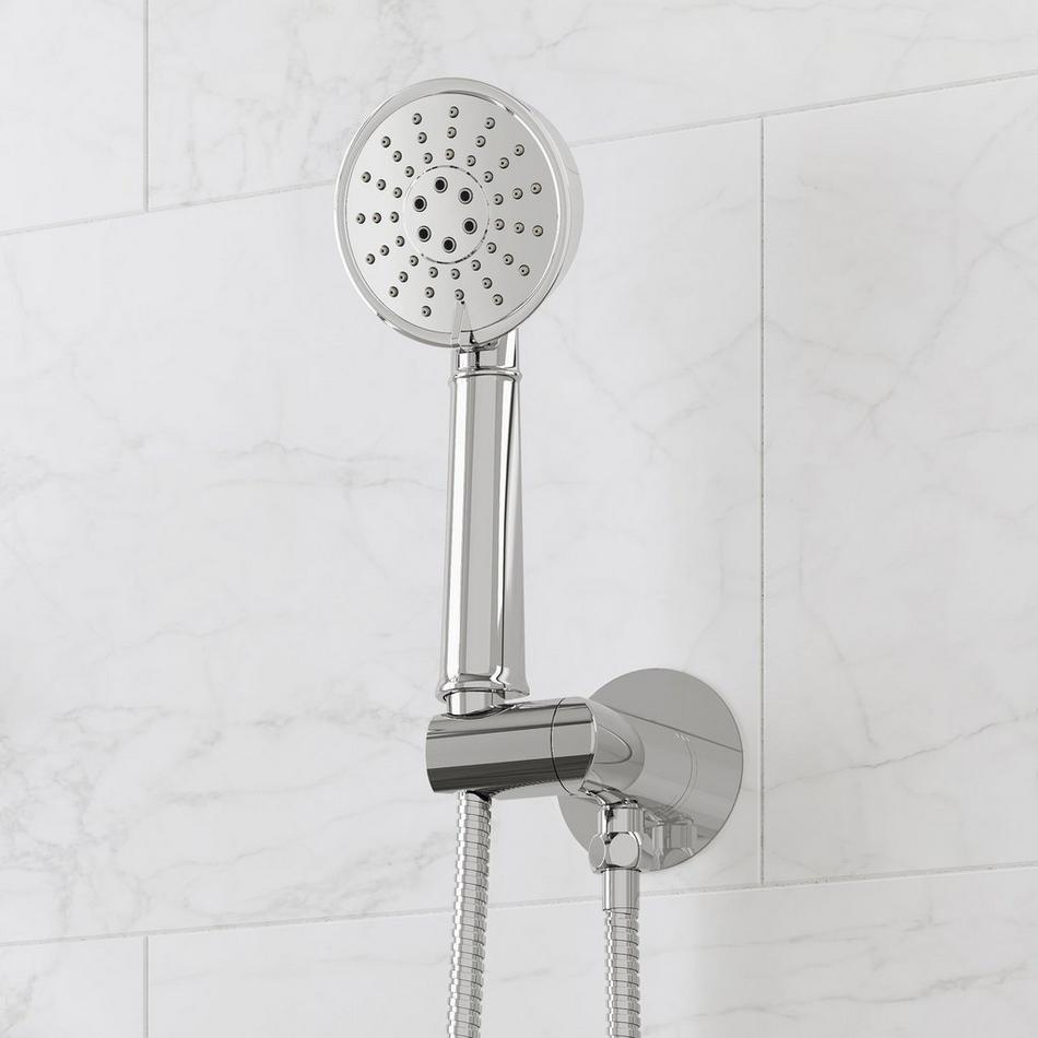 Marceau Thermostatic Shower System With Dual Showerheads and Hand Shower - Lever - Chrome, , large image number 5