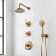 Marceau Thermostatic Shower System With Hand Shower - Lever Handles, , large image number 0