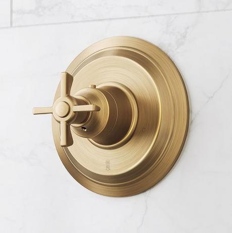Marceau Thermostatic Shower Valve - Cross Handle
