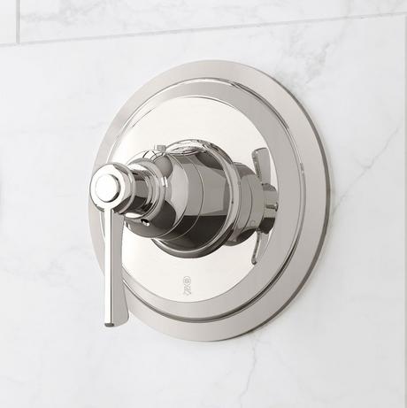 Marceau Thermostatic Shower System With 3 Body Sprays, Slide Bar and Hand Shower - Lever Handles