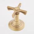 Marceau Widespread Bathroom Faucet - Cross Handles - Aged Brass, , large image number 2