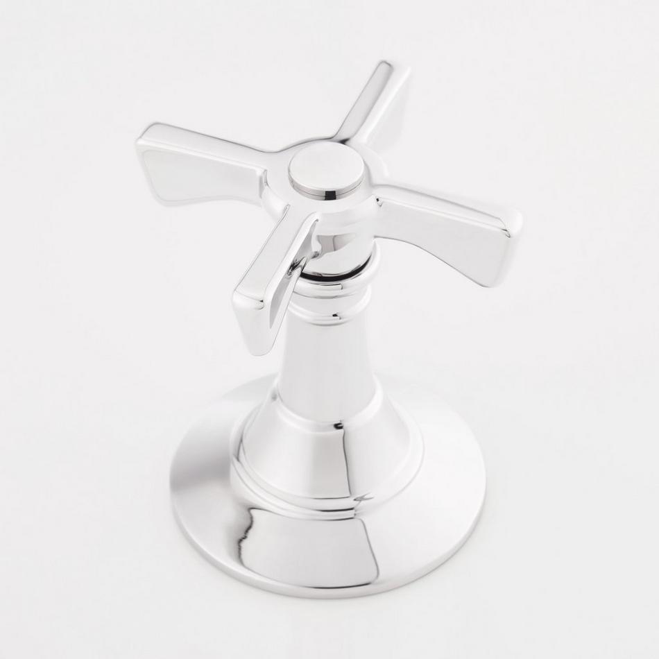 Marceau Widespread Bathroom Faucet - Cross Handles - Chrome, , large image number 2