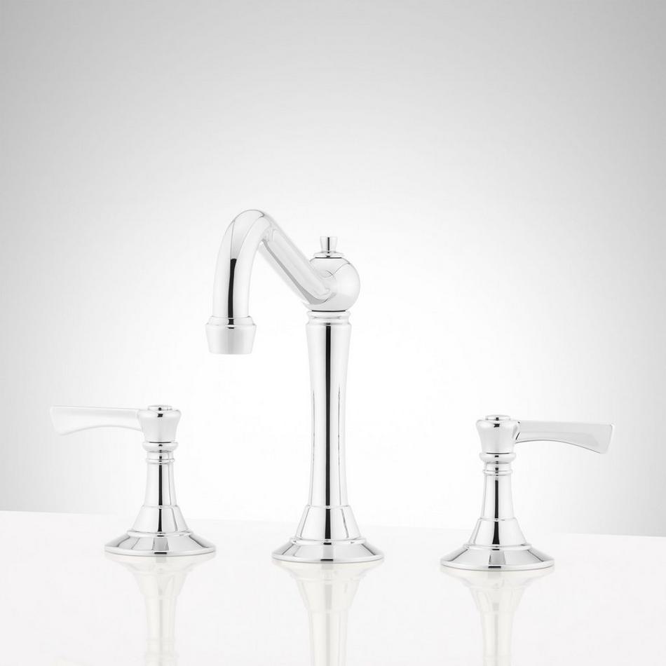 Marceau Widespread Bathroom Faucet - Lever Handles - Chrome, , large image number 0