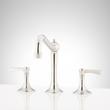 Marceau Widespread Bathroom Faucet - Lever Handles - Polished Nickel, , large image number 0
