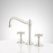 Marceau Widespread Bathroom Faucet - Cross Handles - Brushed Nickel, , large image number 1