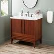 36" Sybill Mahogany Vanity - Outlet - Undermount - Washed Walnut, , large image number 0