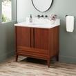 36" Sybill Mahogany Vanity - Outlet - Rect undermount - Washed Walnut, , large image number 1