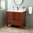 36" Sybill Mahogany Vanity - Outlet - Rect undermount - Washed Walnut, , large image number 2