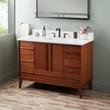 48" Sybill Mahogany Vanity - Outlet - Rect Undermount - Washed Walnut, , large image number 0