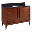 48" Sybill Mahogany Vanity - Outlet - Rect Undermount - Washed Walnut - CB Quartz - 3 Hole, , large image number 0