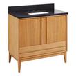 36" Sybill Vanity - Outlet - Rect Undermount - Natural Teak - CB Quartz - 3 Hole, , large image number 0