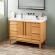 48" Sybill Vanity - Outlet - Rect Undermount - Natural Teak, , large image number 1