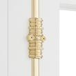 Aldemer Brass Window Cremone Bolt - Polished Brass, , large image number 1