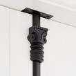 Aldemer Brass Door Cremone Bolt - Matte Black, , large image number 3
