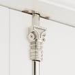 Aldemer Brass Door Cremone Bolt - Polished Nickel, , large image number 3