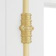 Aldemer Brass Door Cremone Bolt - Satin Brass, , large image number 1
