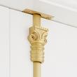 Aldemer Brass Door Cremone Bolt - Satin Brass, , large image number 3