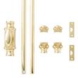 Corabel Brass Cabinet Cremone Bolt - Polished Brass, , large image number 3