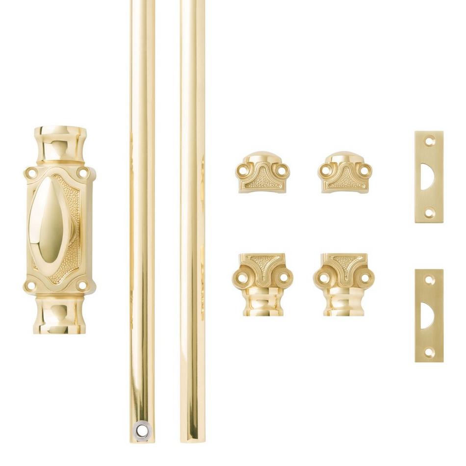 Corabel Brass Cabinet Cremone Bolt - Polished Brass, , large image number 3
