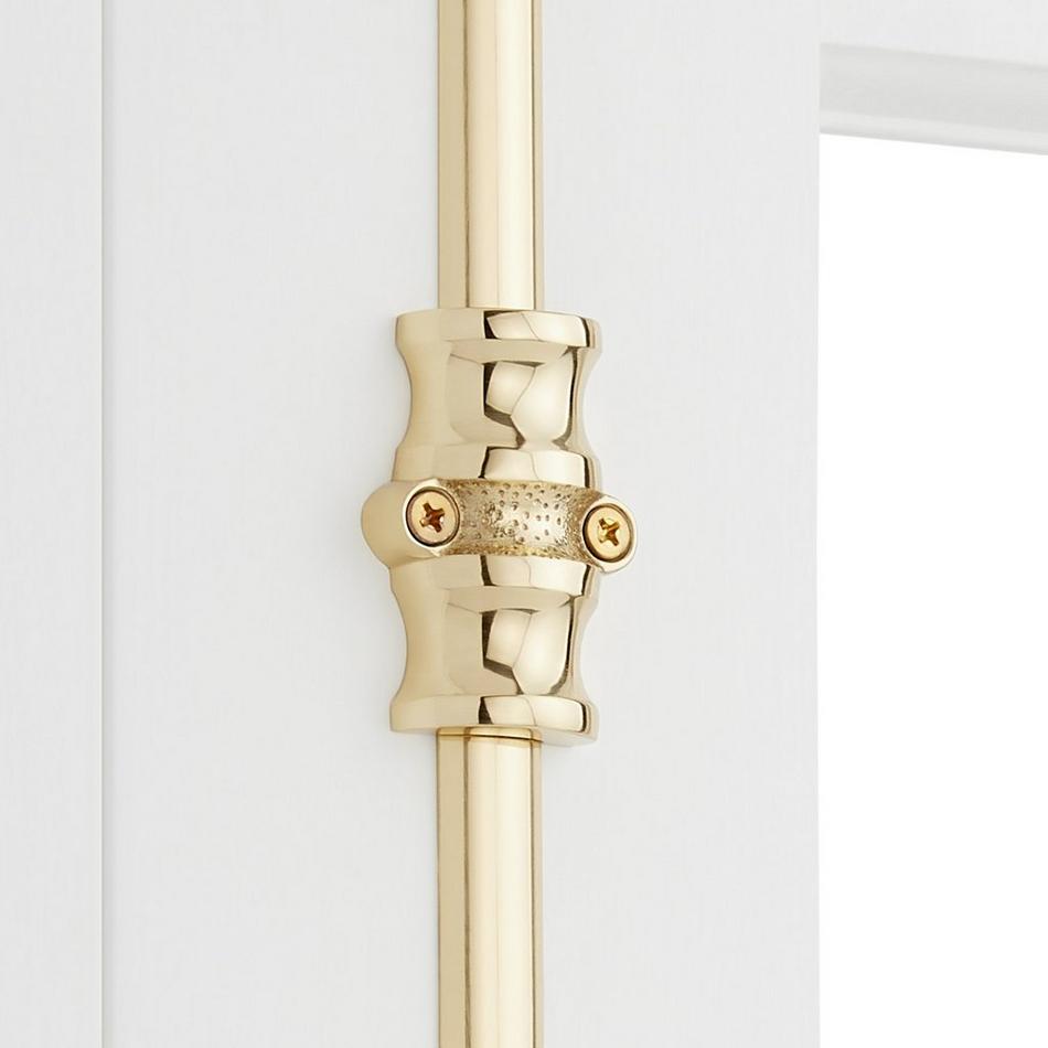Corabel Brass Window Cremone Bolt - Polished Brass, , large image number 1