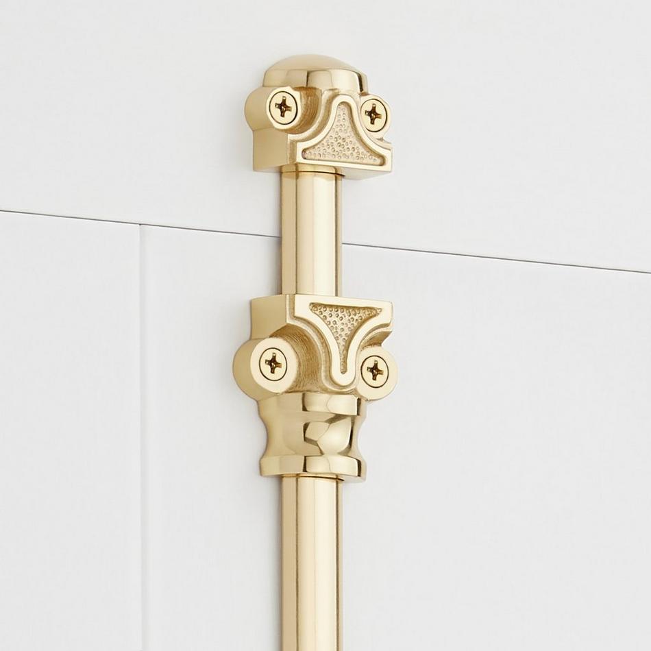 Corabel Brass Window Cremone Bolt - Polished Brass, , large image number 2