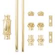 Corabel Brass Window Cremone Bolt - Polished Brass, , large image number 4