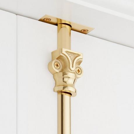 Corabel Brass Cremone Bolt