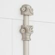 Corabel Brass Window Cremone Bolt - Brushed Nickel, , large image number 2
