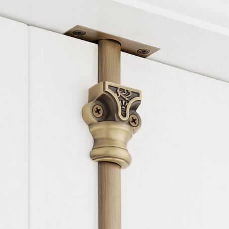 Helmina Brass Cremone Bolt