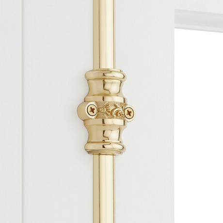 Helmina Brass Cremone Bolt