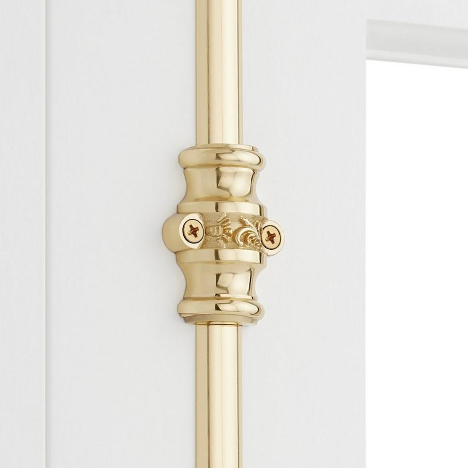 Helmina Brass Window Cremone Bolt - Polished Brass, , large image number 1