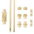 Helmina Brass Window Cremone Bolt - Polished Brass, , large image number 4
